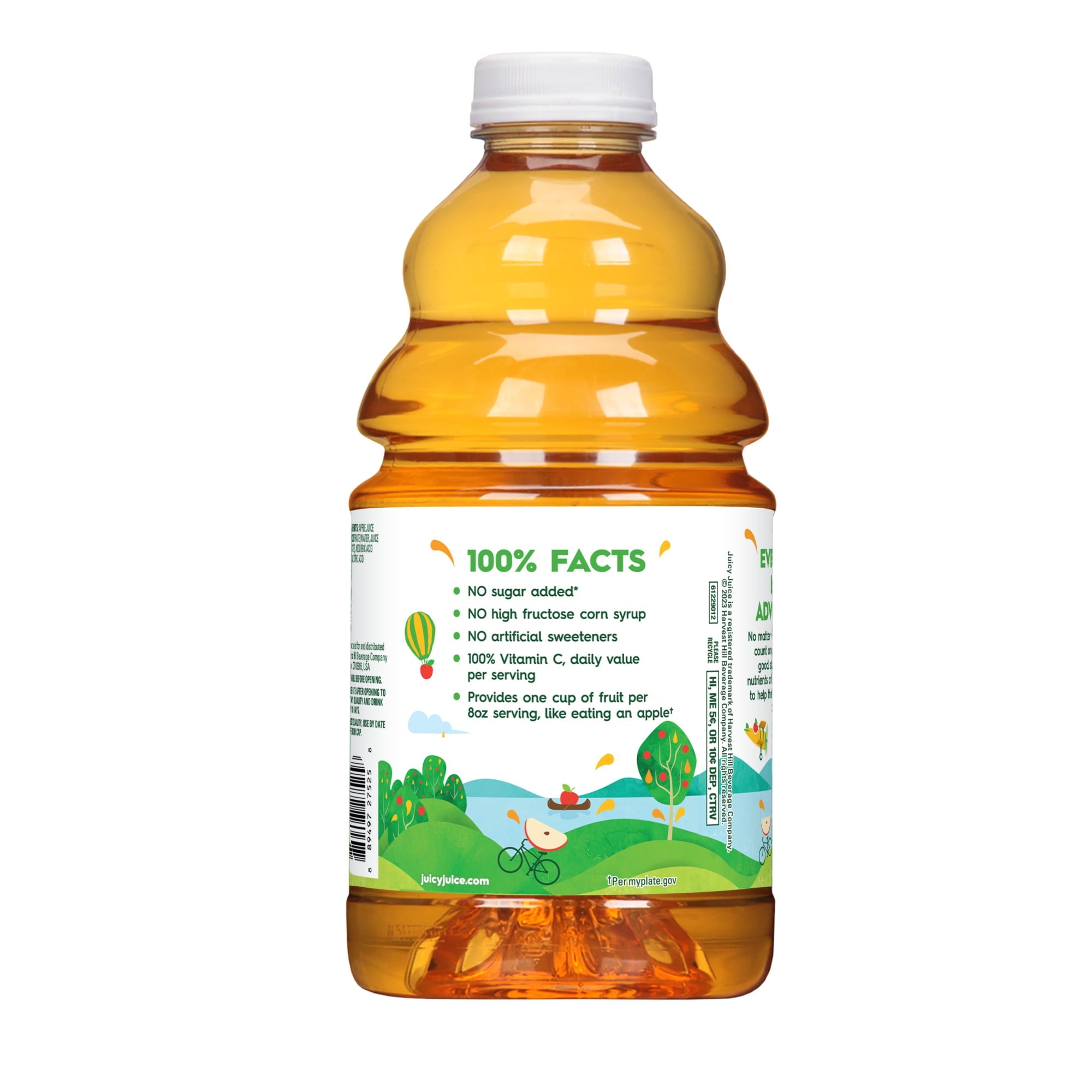 Juicy Juice 100% Apple Juice Pulp-Free 48 fl oz Bottle