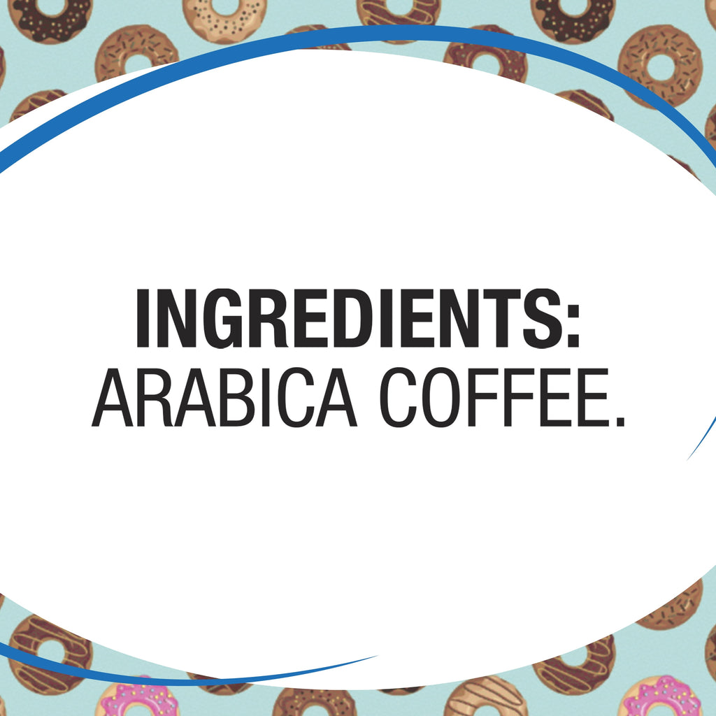 Great Value Donut Shop Naturally Caffeinated Medium Roast Ground Coffee Pods 48 Count