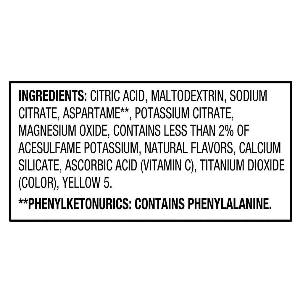 Great Value Sugar-Free Lemonade Powdered Drink Mix 0.53 oz 6 Count