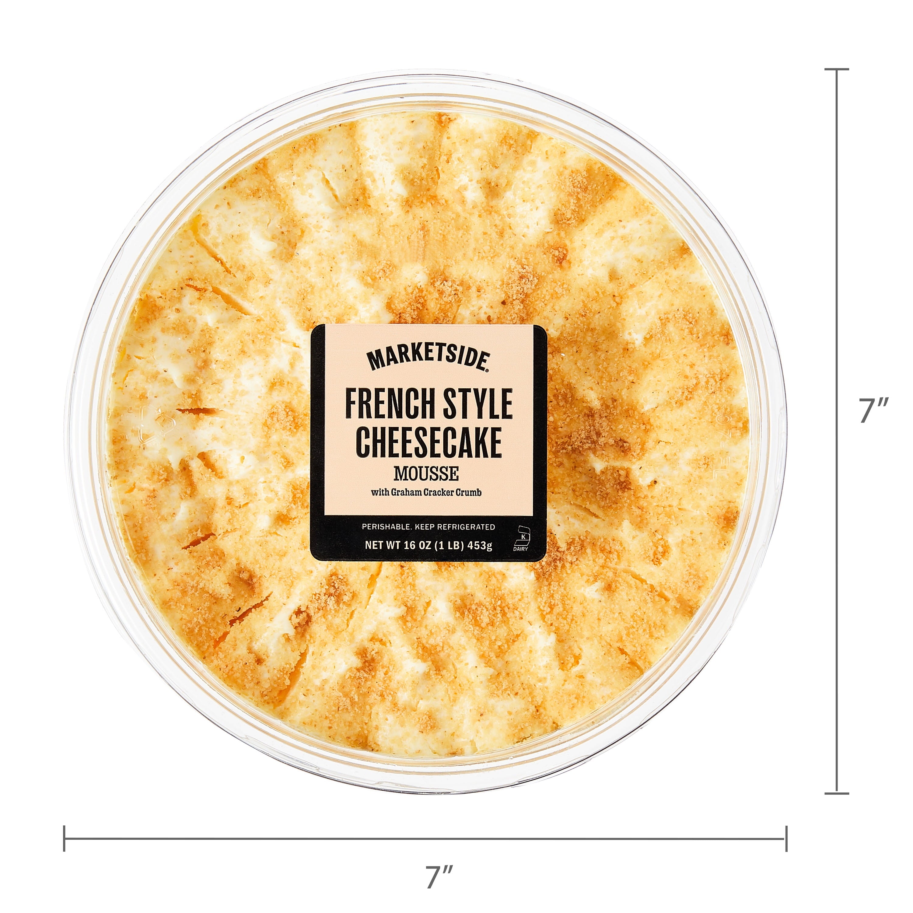 French Style Cheesecake Dessert 16 Oz 1 Count Marketside