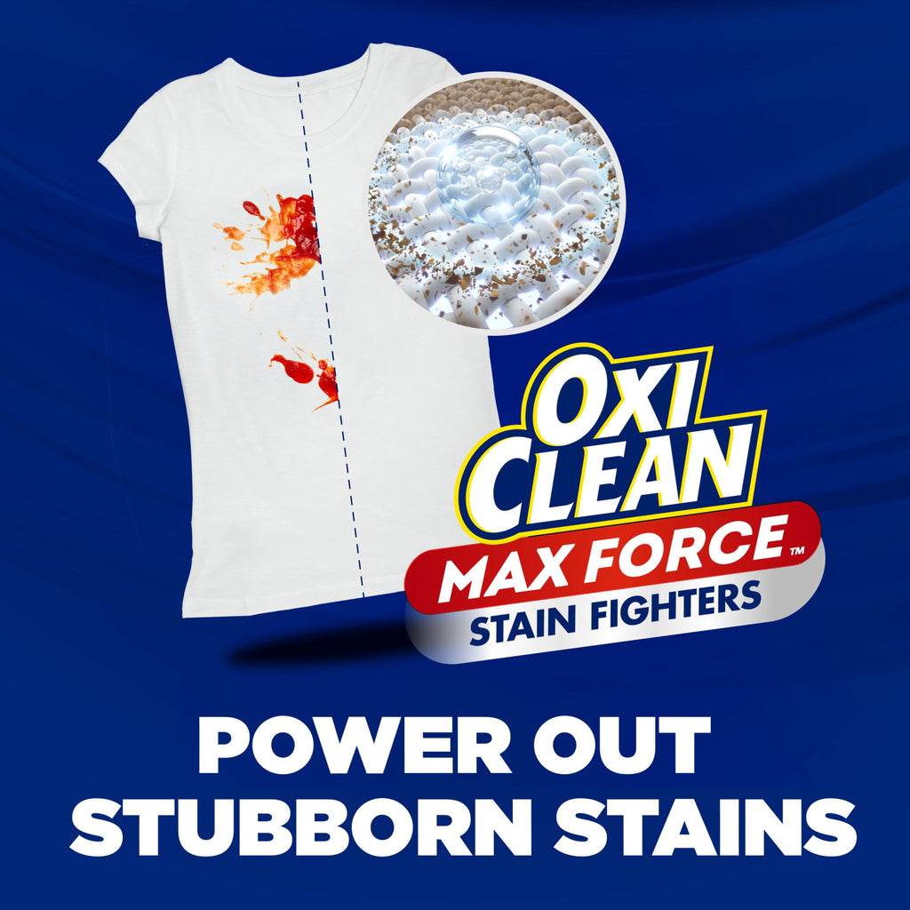 ARM & HAMMER Plus OxiClean Max Force Liquid Laundry Detergent Sparkling Clean 75 fl oz 50 Loads