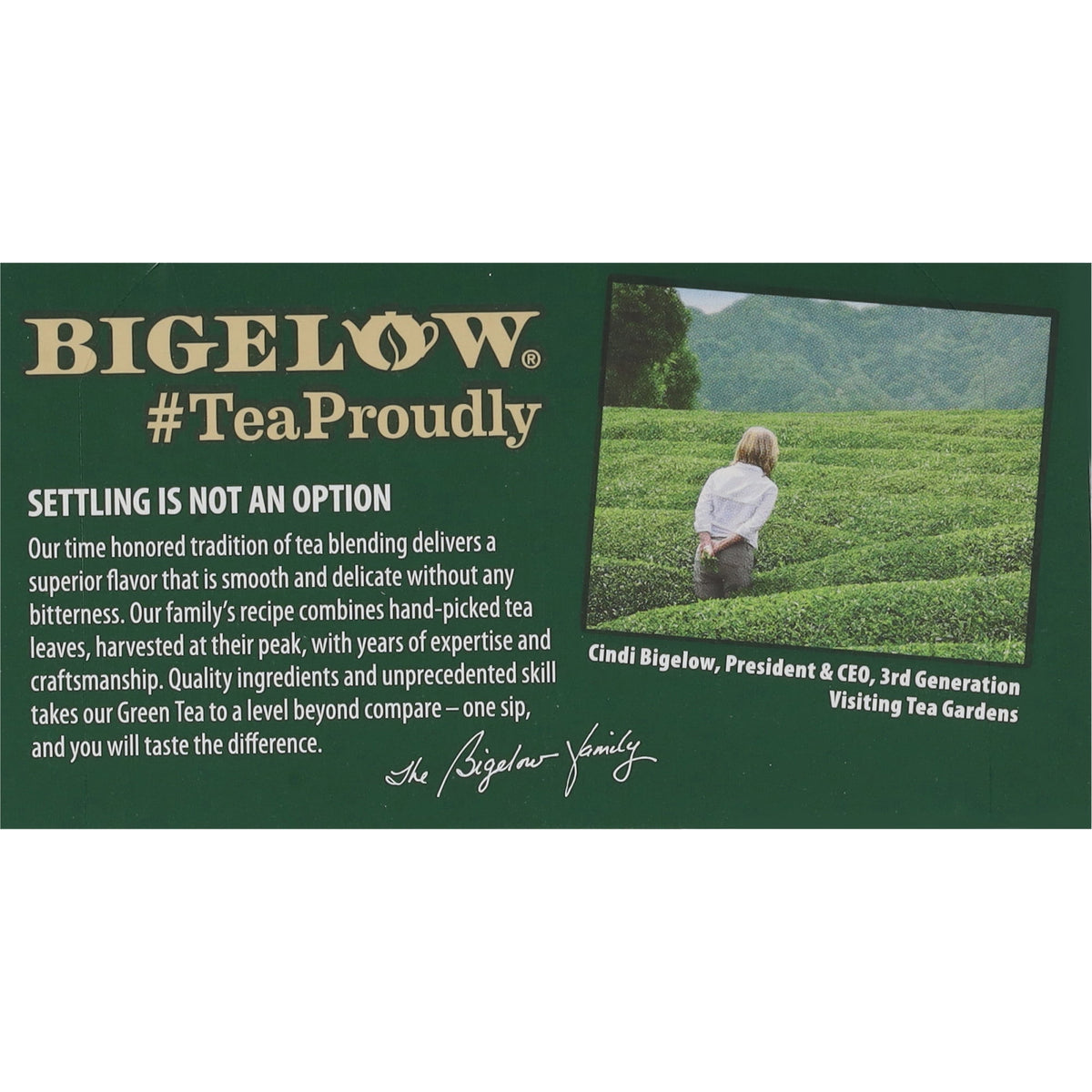 Bigelow Tea Green Tea with Ginger Plus Probiotics Bags 0.9 oz 18 Count
