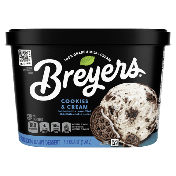My/Mochi Ice Cream Cookies & Cream Frozen Mochi 6 Count 7.5 Oz