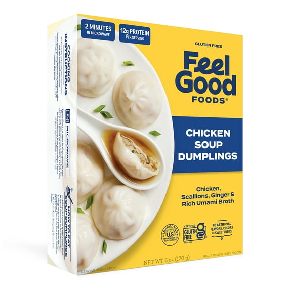Feel Good Foods Gluten-Free Chicken Soup Dumplings 6 Oz