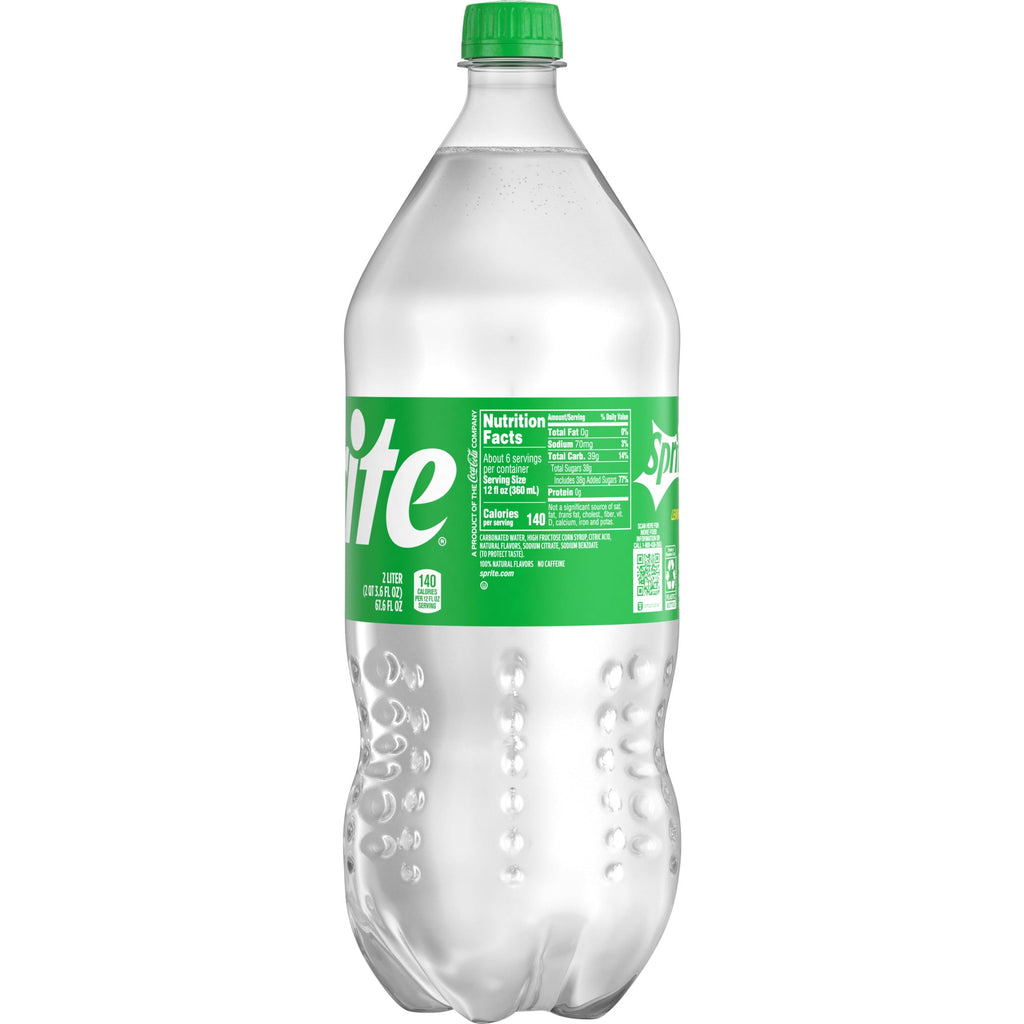 Sprite Lemon-Lime Caffeine Free Soda Pop Bottle 2 Liters