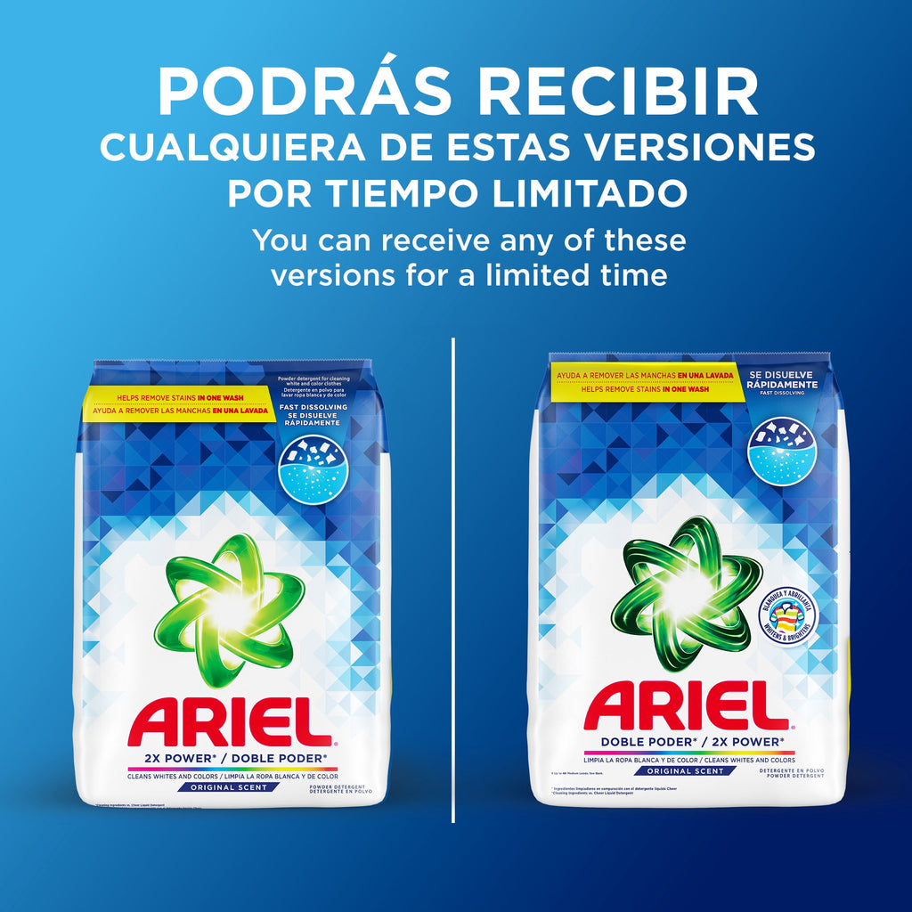 Ariel Powder Laundry Detergent Original Scent 129 Loads 205 oz
