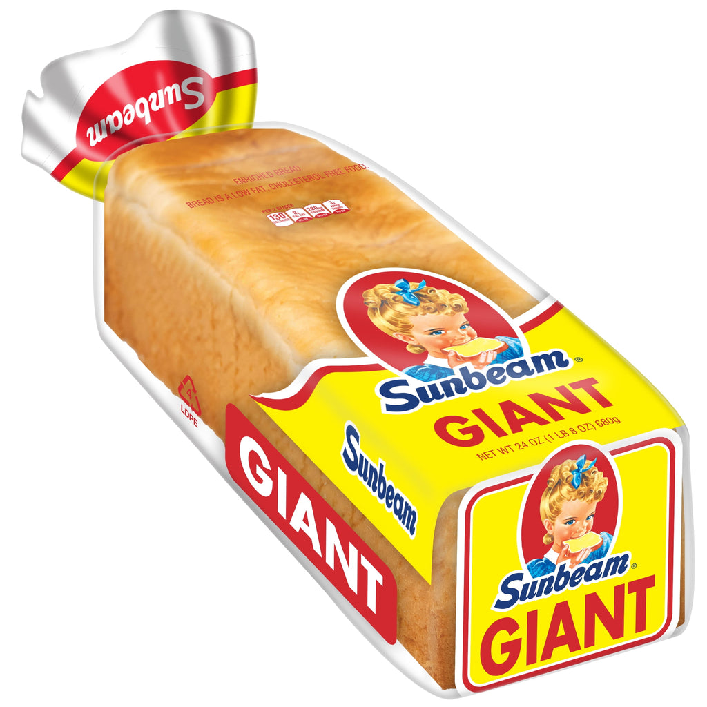 Sunbeam Giant White Bread 24 Oz 1 Count