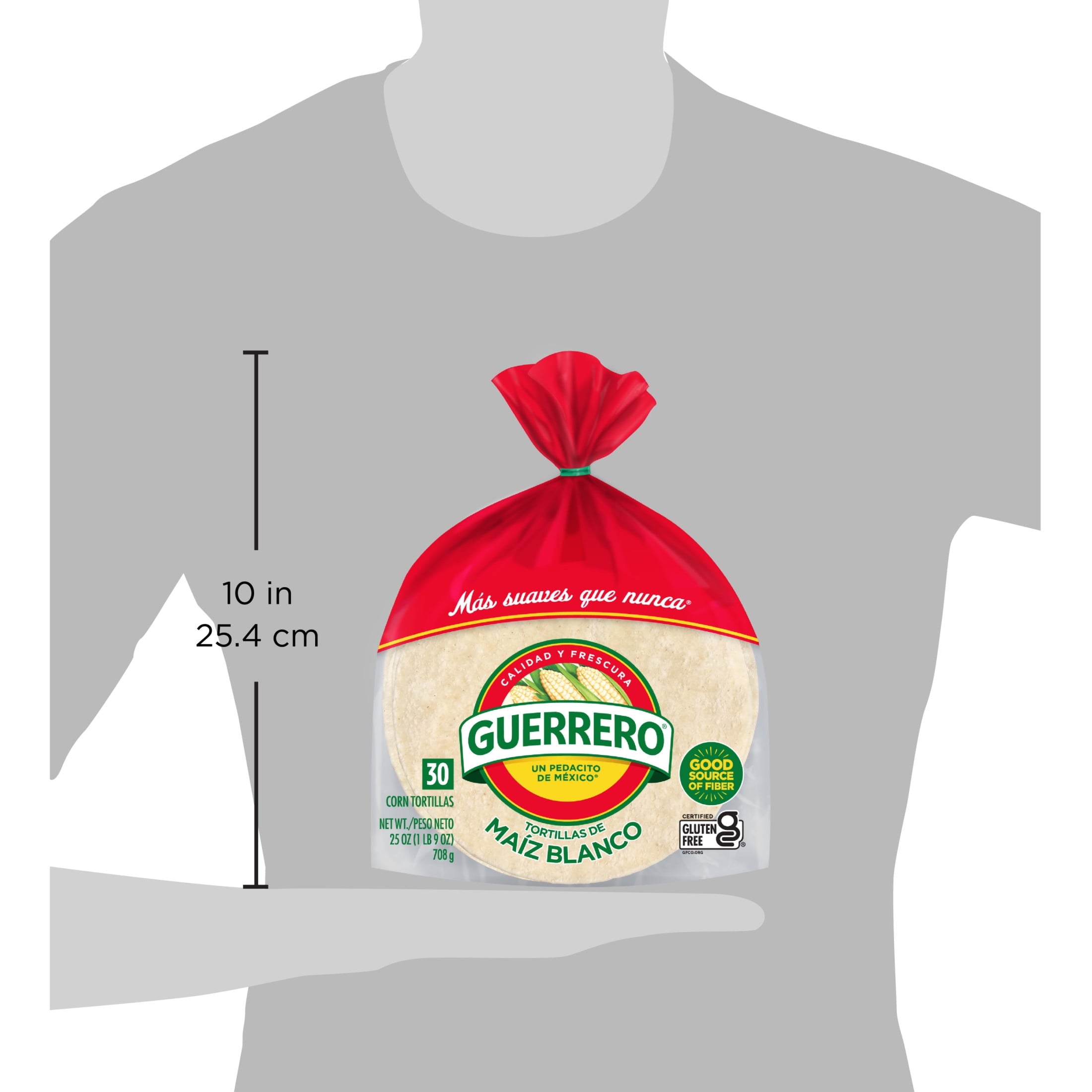 White Corn Tortillas 30 Count Guerrero