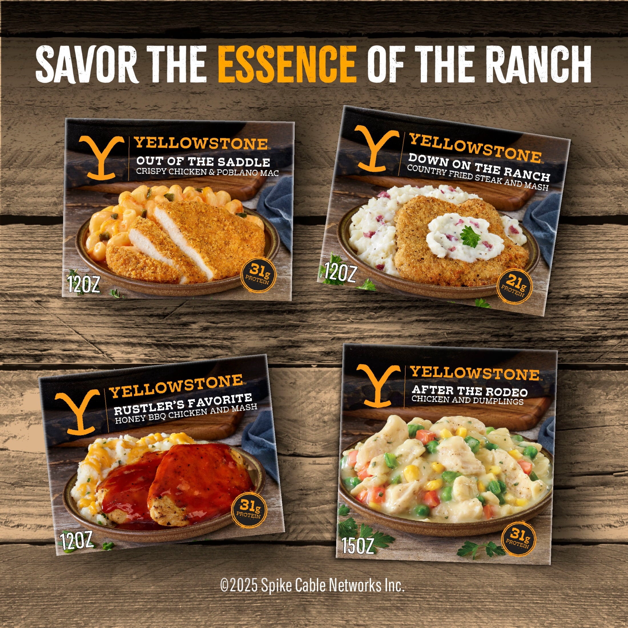 Yellowstone Crispy Chicken and Poblano Mac and Cheese Frozen Meal 12 Oz