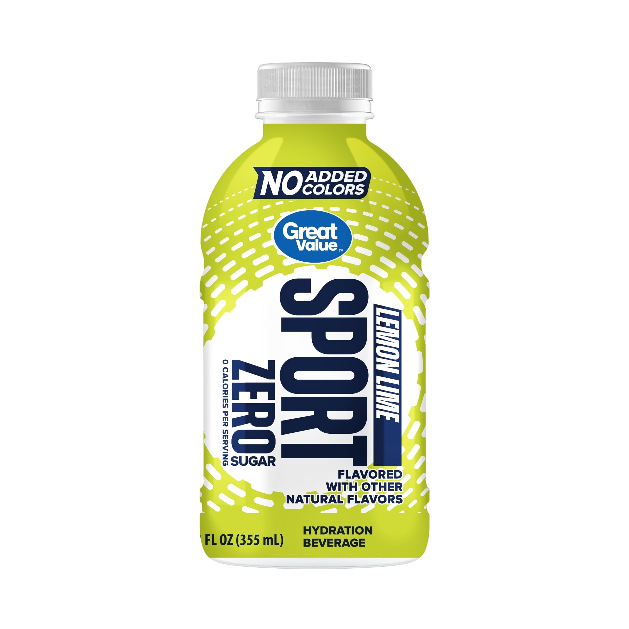 Great Value Zero Sugar Sports Drink Variety Pack Fruit Punch Lemon Lime Mixed Berry 12 fl oz 18 Count