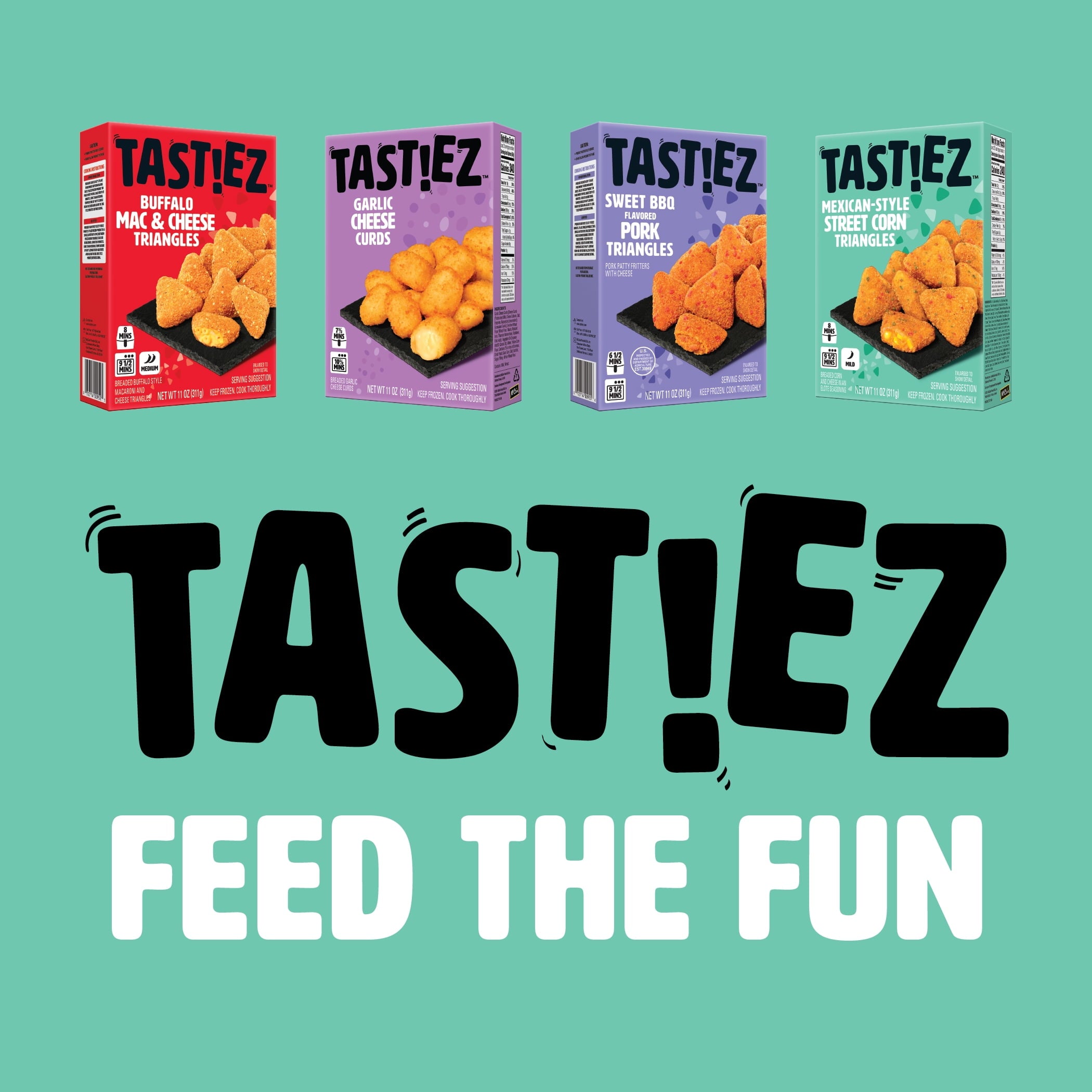 TAST!EZ Breaded Mexican-Style Street Corn Triangles 11 Oz Frozen 10 Count