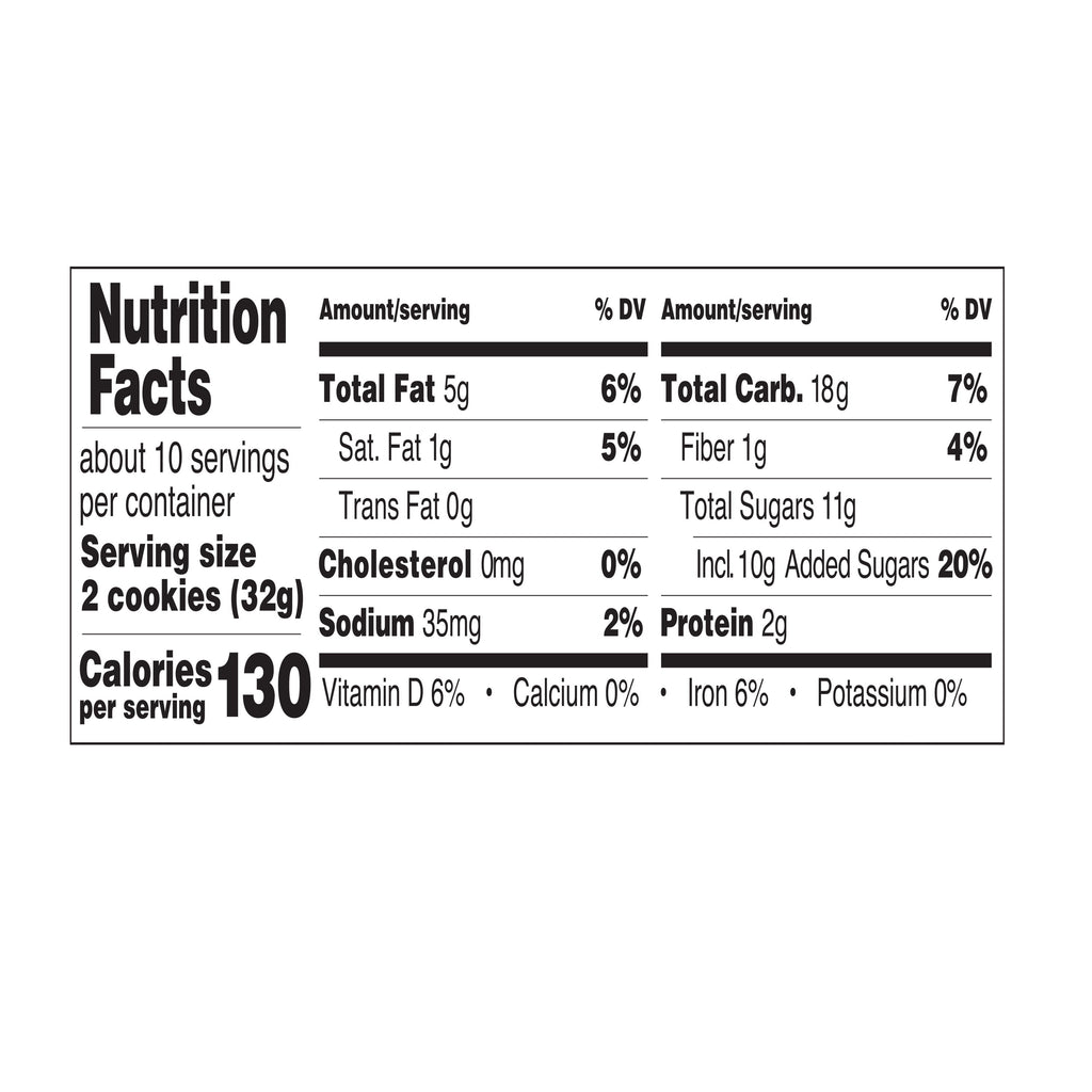 Peanut Butter Fudge No Bake Cookies 12.38 Oz 22 Count Freshness Guaranteed