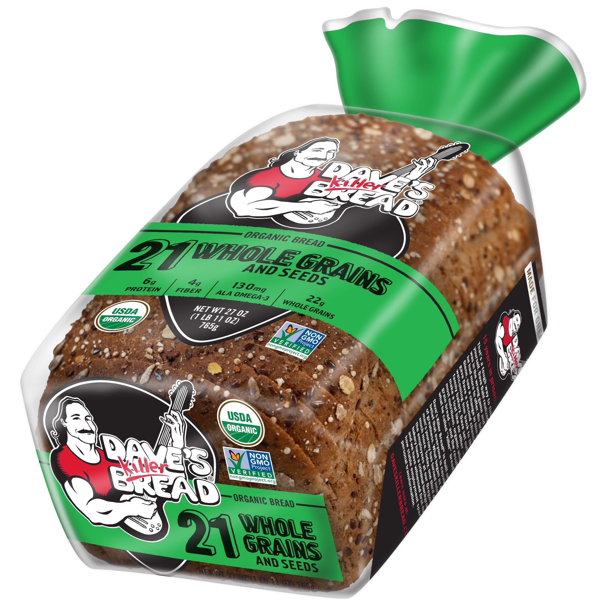 21 Whole Grains & Seeds Organic Bread 27 Oz 1 Count
