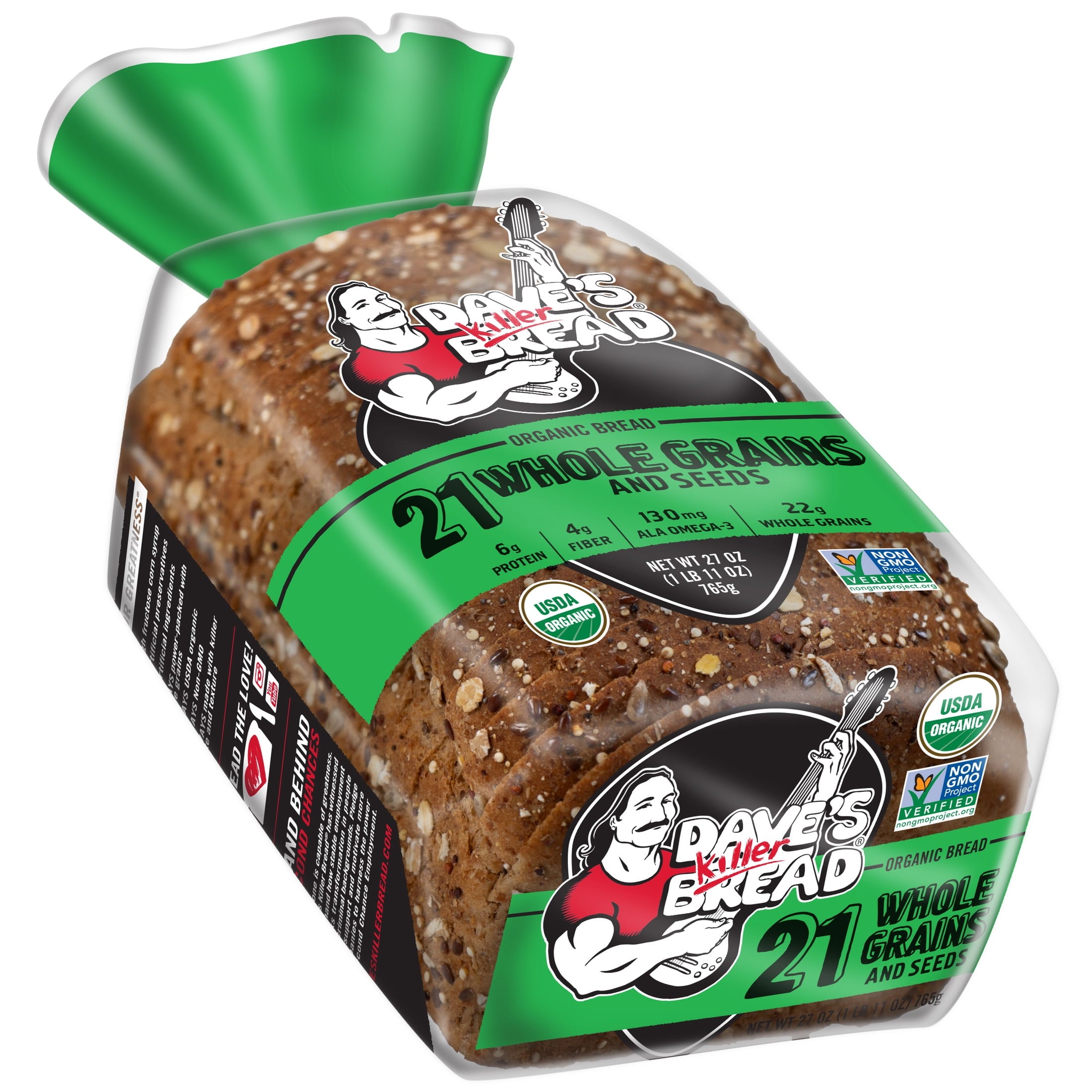 21 Whole Grains & Seeds Organic Bread 27 Oz 1 Count