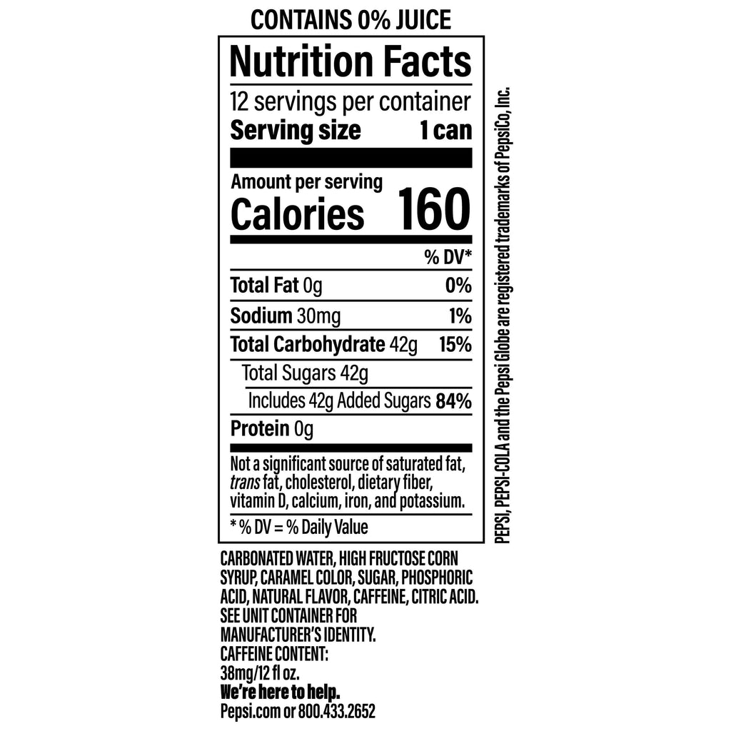 Pepsi Wild Cherry Cola Soda Pop Cans 12 Fl Oz 12 Pack