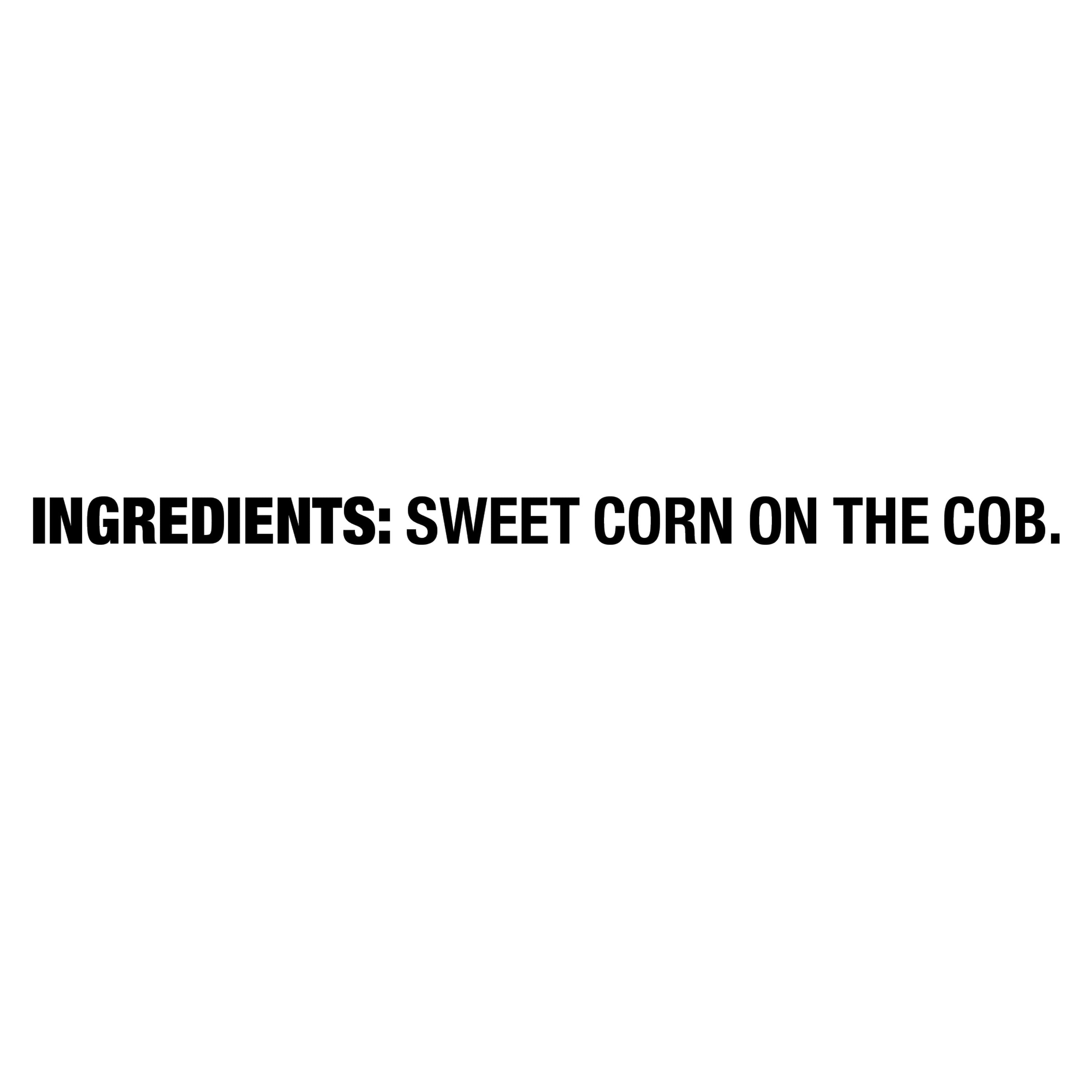 Great Value Sweet Corn On The Cob Frozen 6 Count 18 Oz