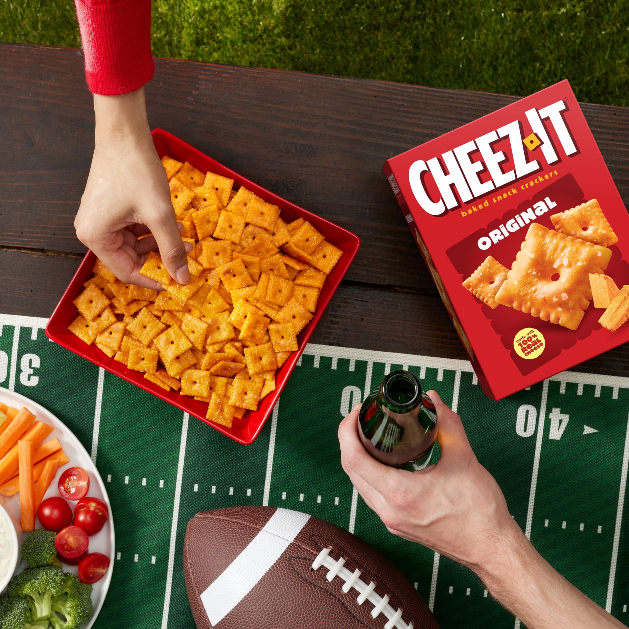 Original Baked Snack Crackers 12.4 Oz 1 Count Cheez-It