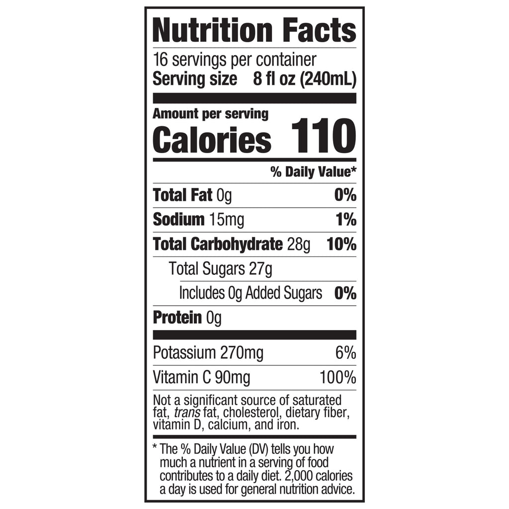 Juicy Juice 100% Apple Juice Pulp-Free 128 fl oz Bottle