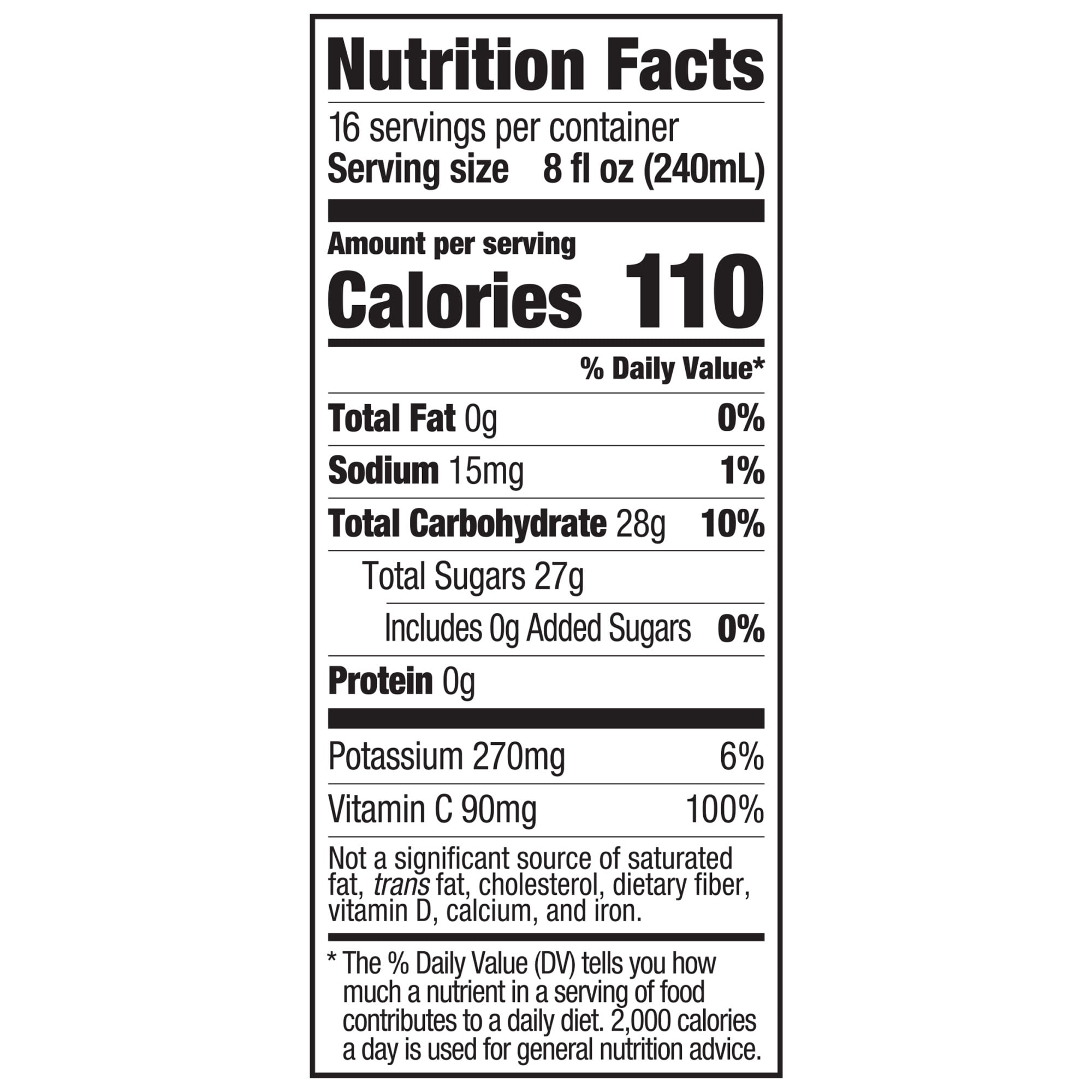 Juicy Juice 100% Apple Juice Pulp-Free 128 fl oz Bottle