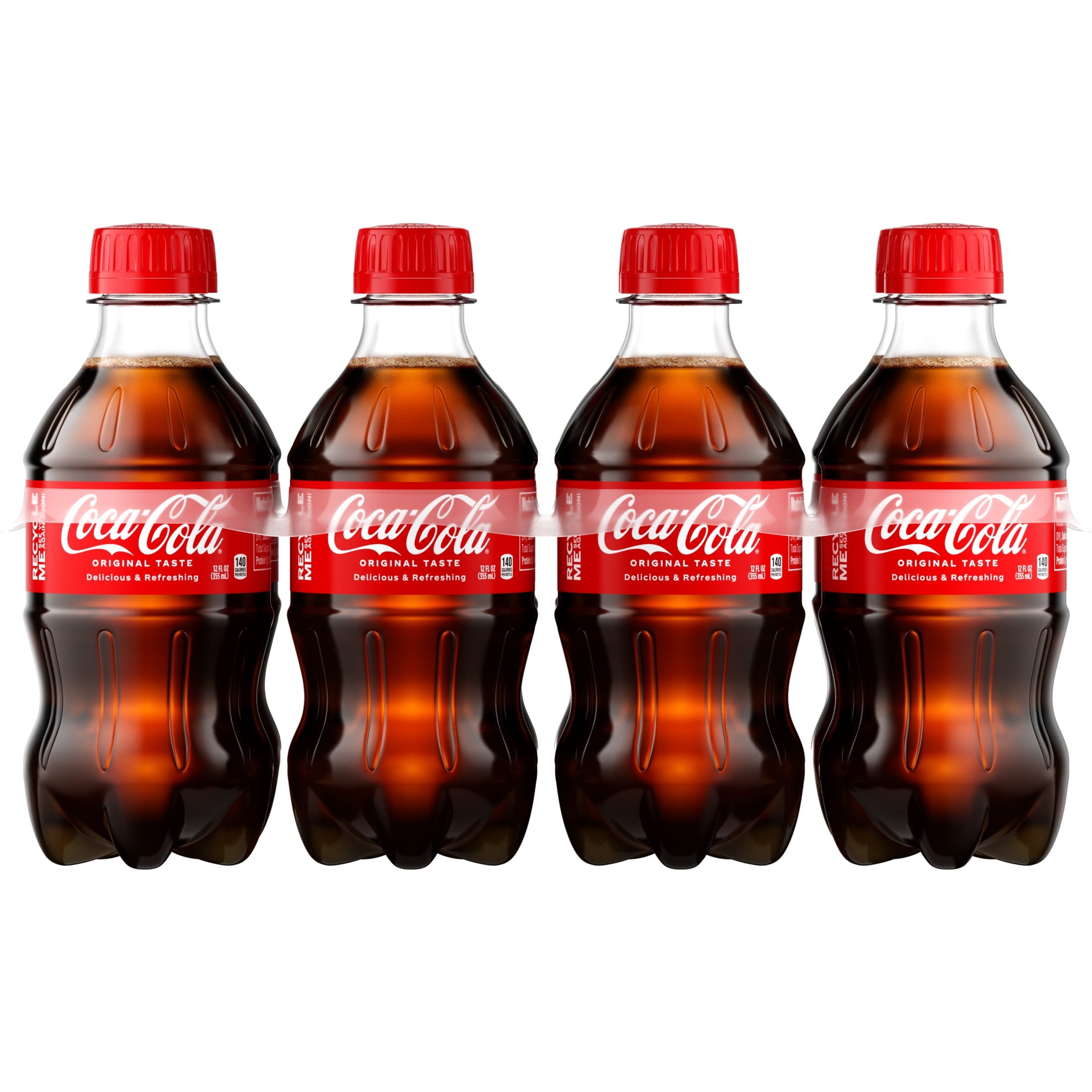 Soda Pop Bottles 12 Fl Oz 8 Pack Coca-Cola