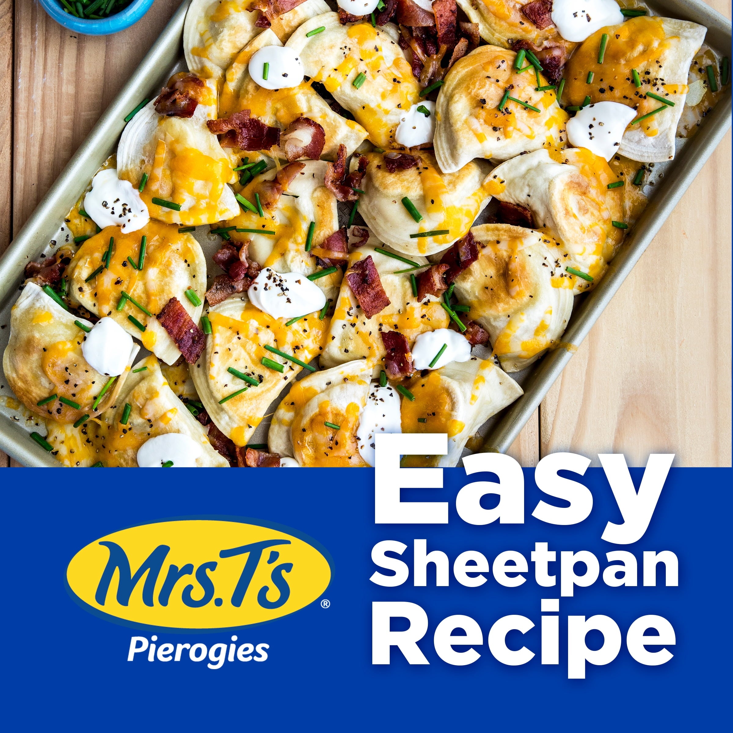 Mrs. T's Loaded Baked Potato Pierogies 12 Count 16 Oz Frozen