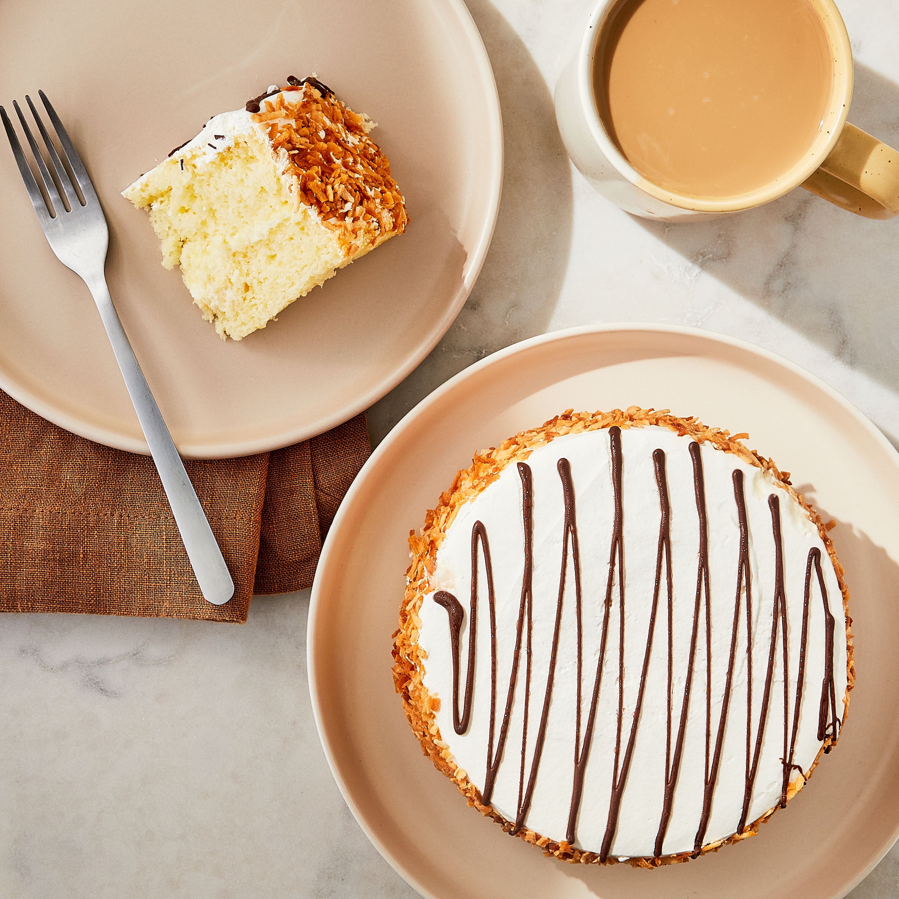 Coconut Cake 15 Oz 6 Servings Freshness Guaranteed