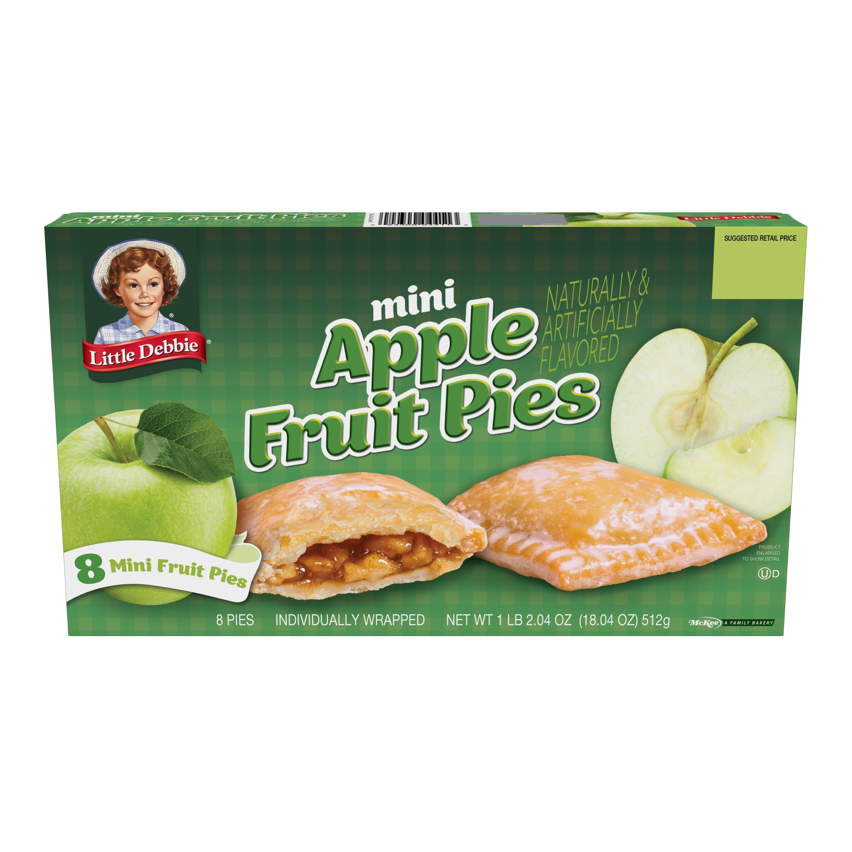 Apple Fruit Pies 18.04 Oz 8 Count Little Debbie