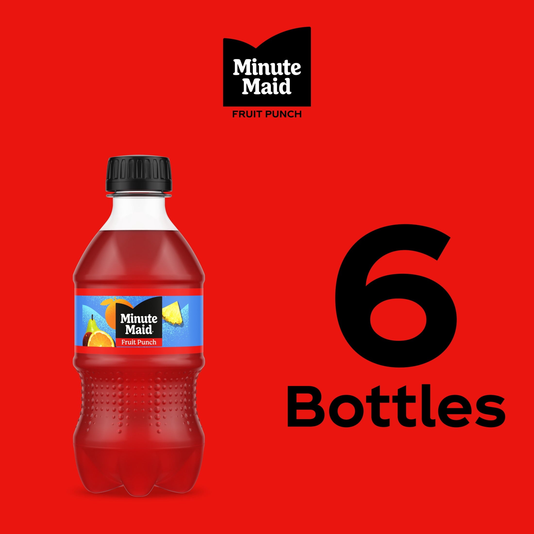 Minute Maid Fruit Punch Juice Drink 12 fl oz 6 Pack