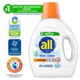 all Free Clear Advanced Oxi Liquid Laundry Detergent 73 fl oz 49 Loads