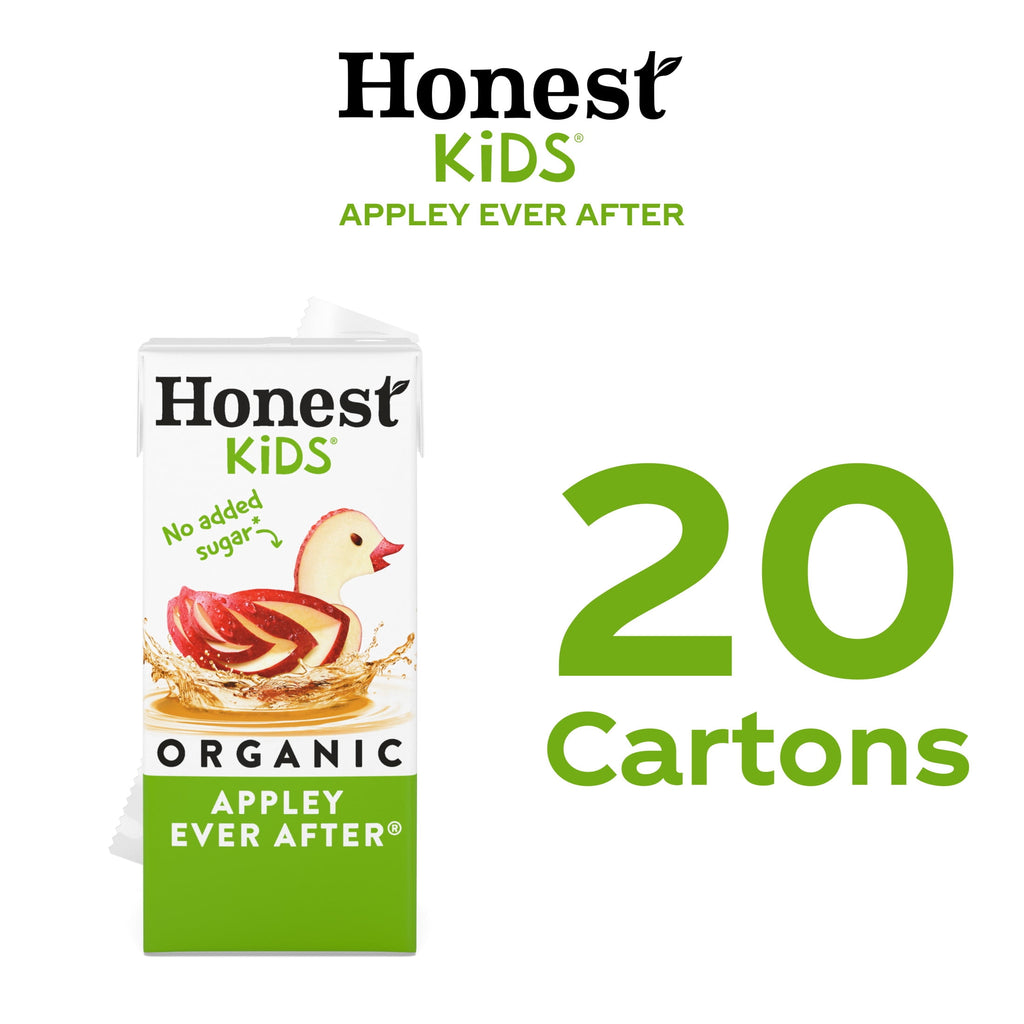 Honest Kids Appley Ever After Organic Juice Drink Cartons 6 fl oz 20 Pack