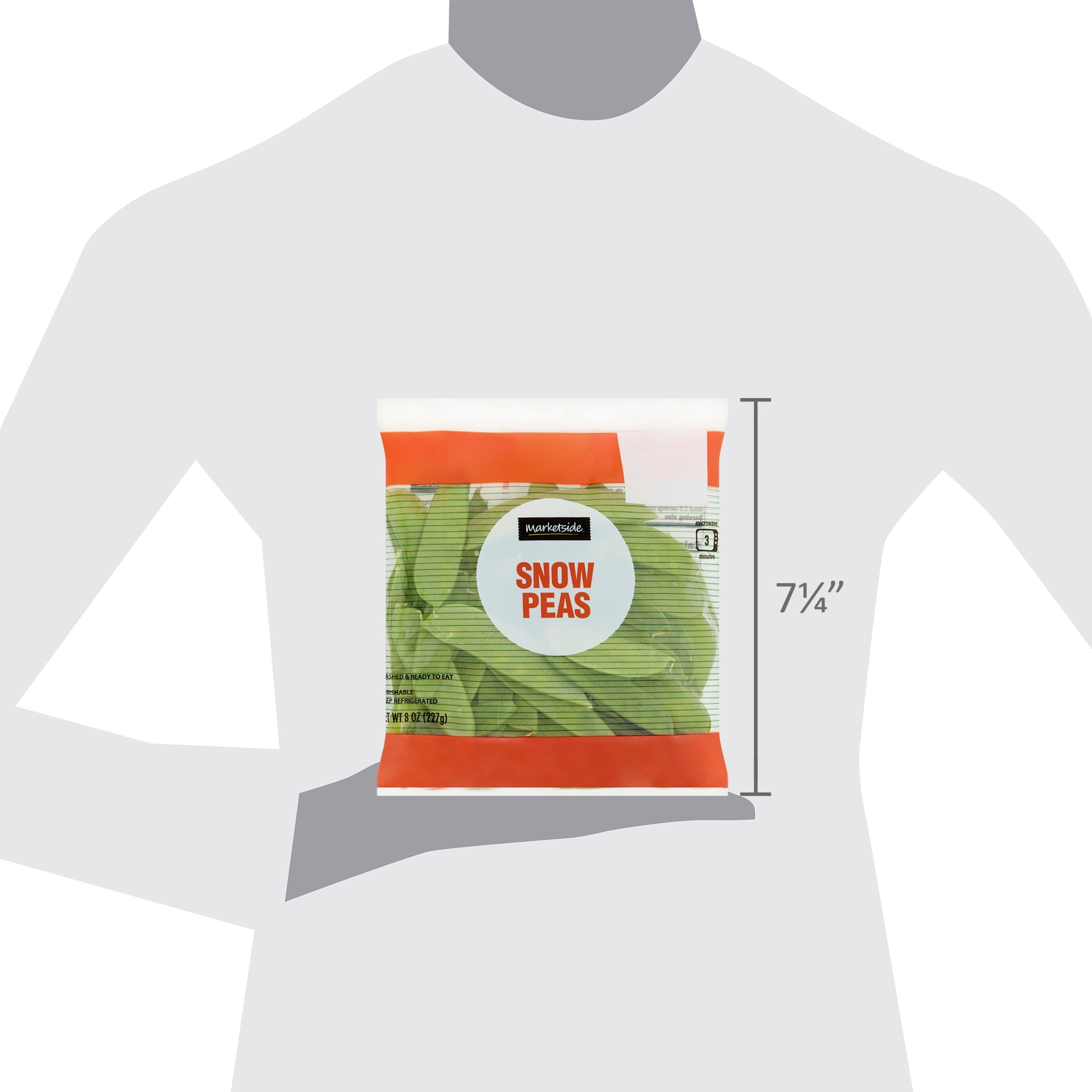 Fresh Snow Peas 8 Oz Bag
