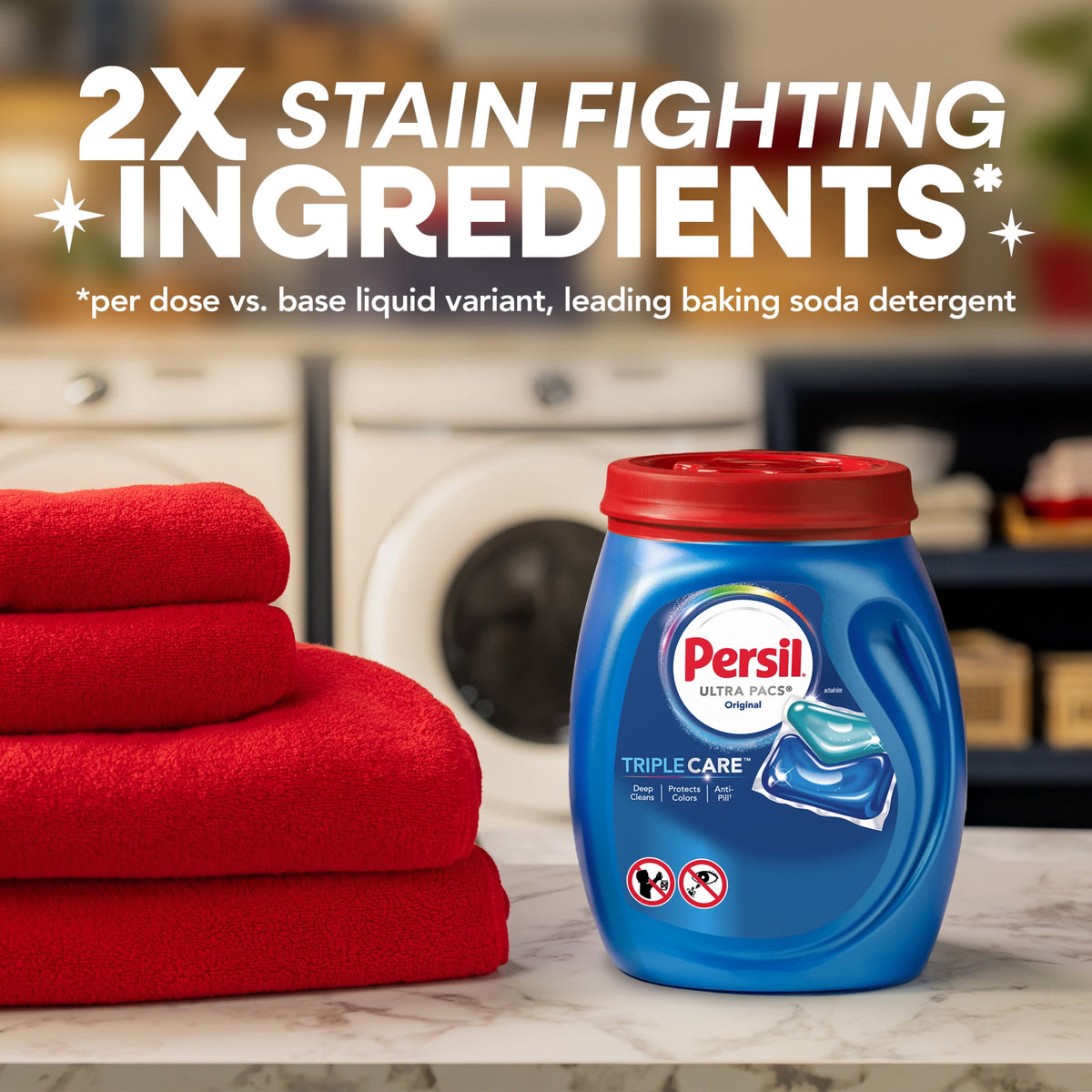 Persil Ultra Pacs Deep Clean Original Laundry Detergent 42 Count