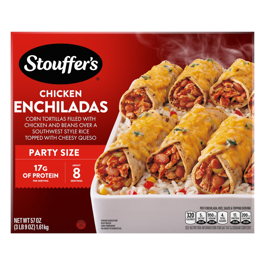 Stouffer's Chicken Enchiladas Party Size Frozen 57 Oz