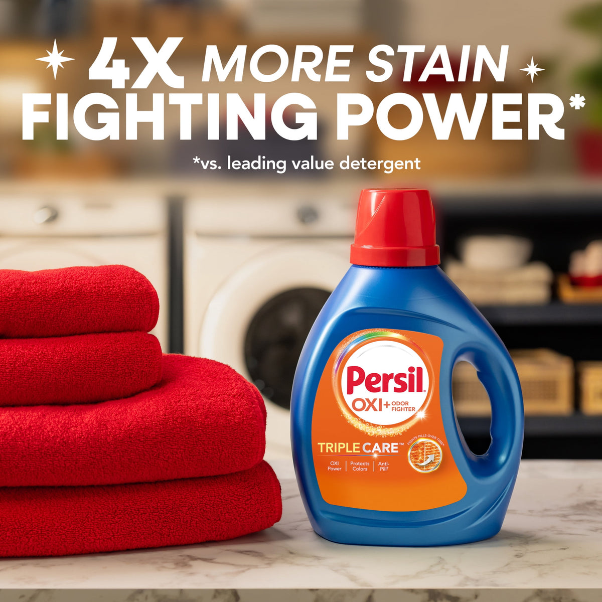Persil Advanced Clean Oxi+Odor Fighter Liquid Laundry Detergent 34 fl oz 20 Loads