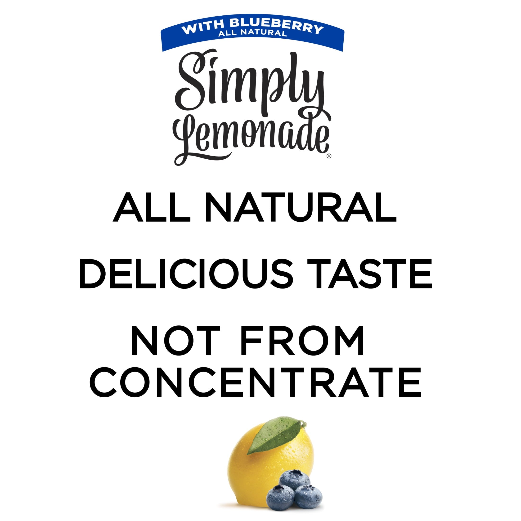Simply Lemonade with Blueberry Bottle 52 fl oz