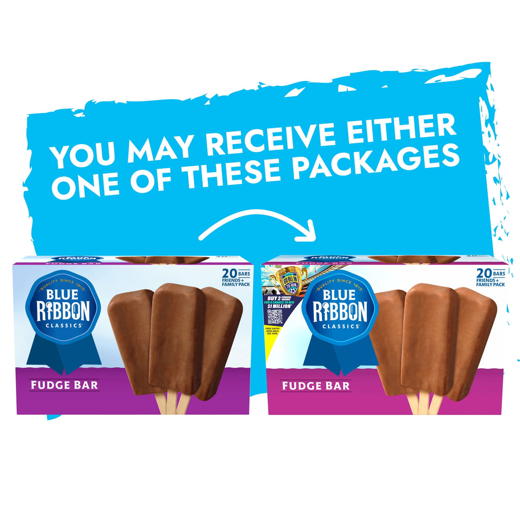 Blue Ribbon Classics Fudge Frozen Dessert Bars 20 Count 45 Fl Oz