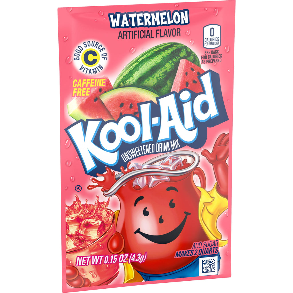 Kool-Aid Unsweetened Watermelon Powdered Soft Drink Mix 0.15 oz Packet