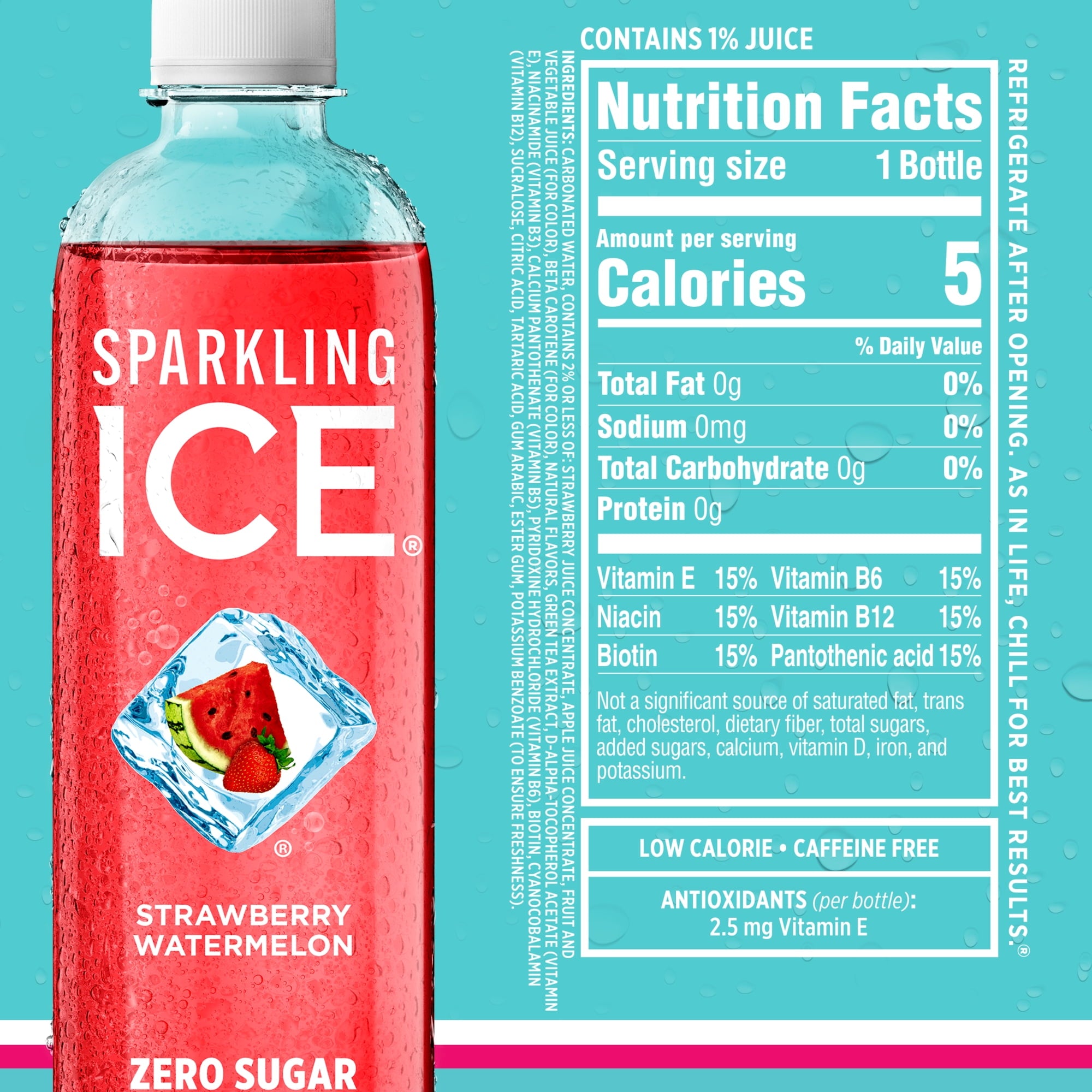 Sparkling Ice Blue Variety Pack Flavored Sparkling Water 17 fl oz 12 Count