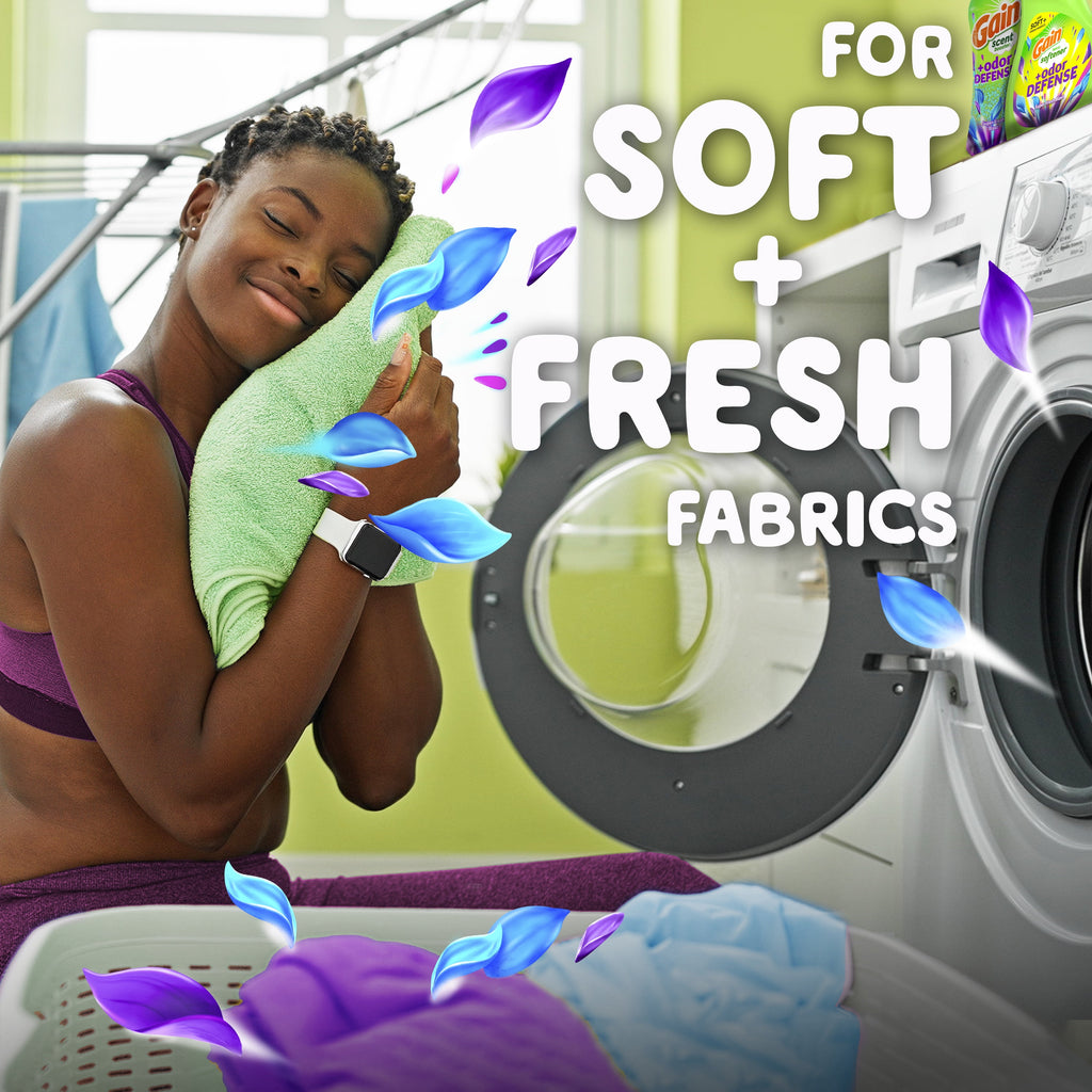 Gain Odor Defense Liquid Fabric Softener Super Fresh Blast Scent 35 fl oz 48 Loads