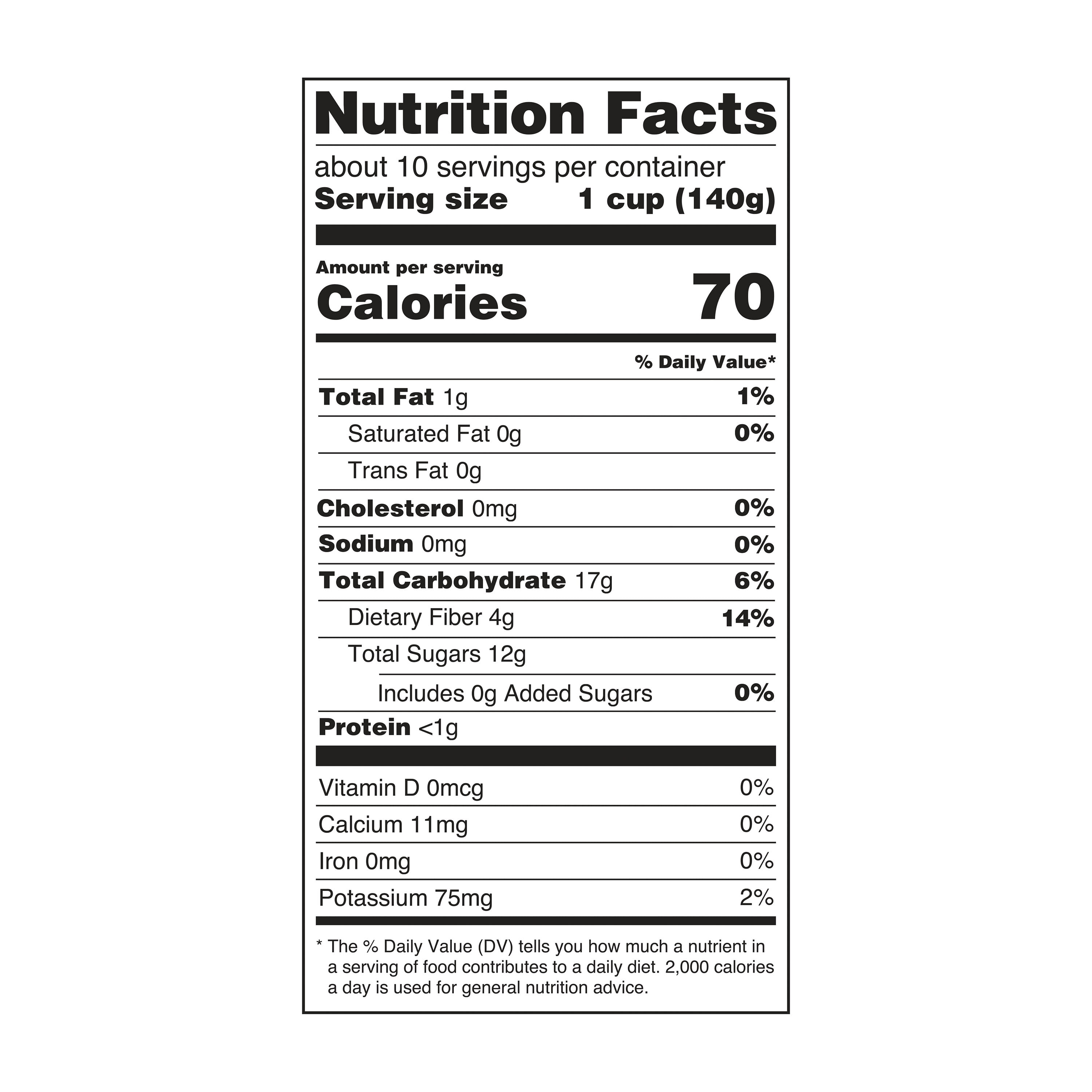 Great Value Whole Blueberries Frozen 48 Oz