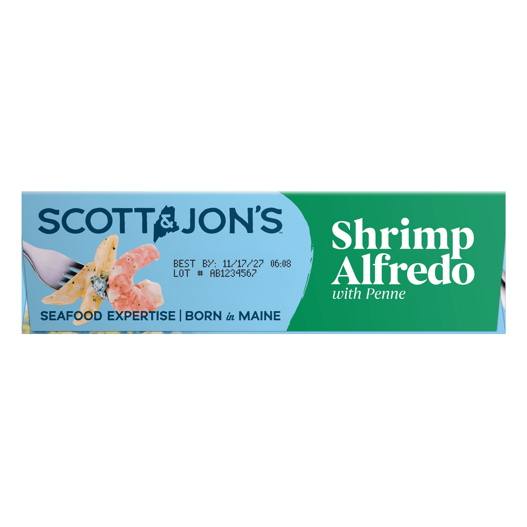 Scott & Jon's Shrimp Alfredo Pasta Frozen Meal 9.6 Oz