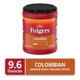 Folgers Colombian Medium Roast Ground Coffee 9.6 oz Canister