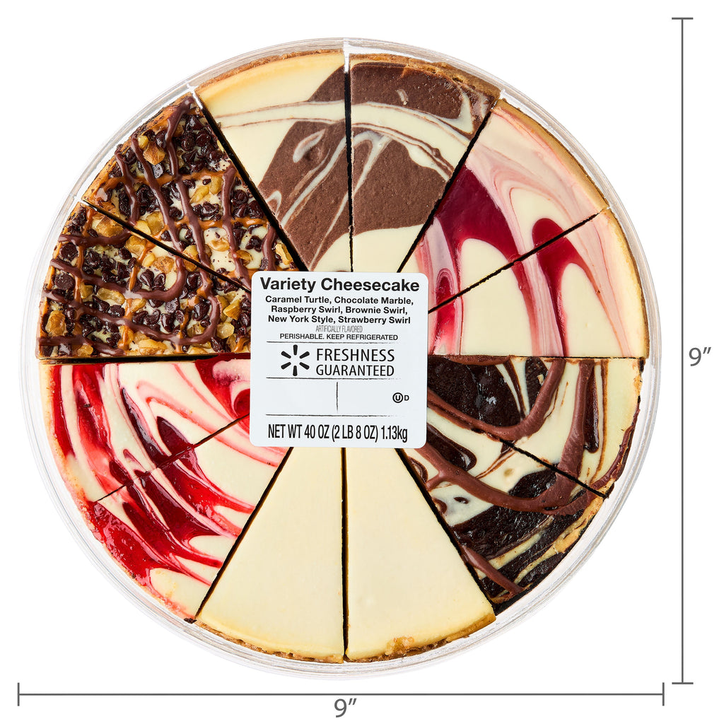 Variety Cheesecake 40 Oz 12 Slices Freshness Guaranteed