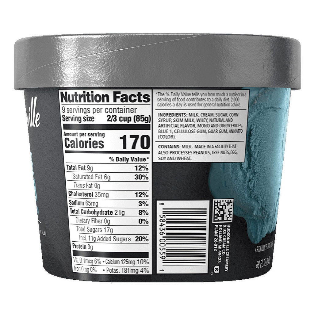 Hudsonville Blue Moon Ice Cream 48 Fl Oz