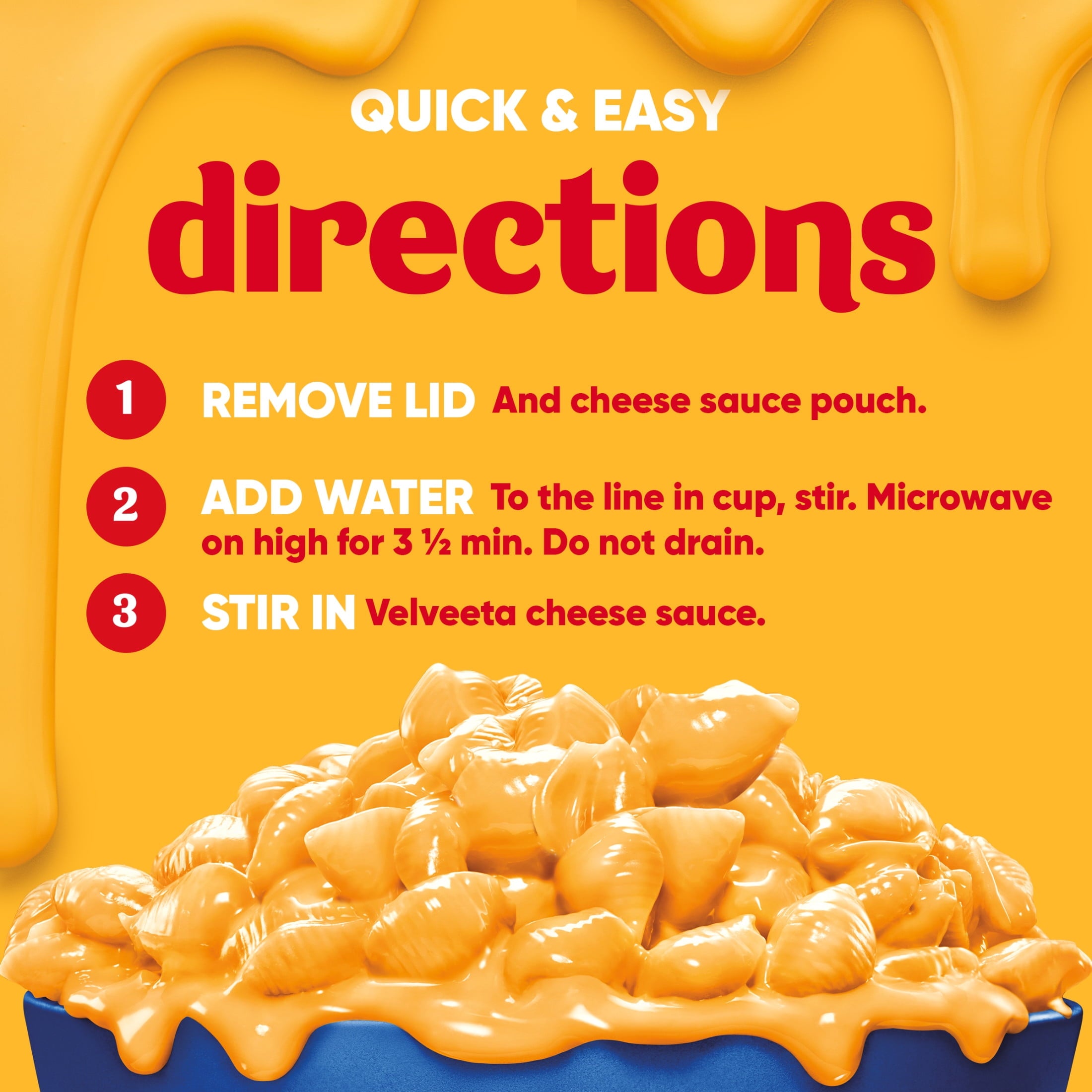 Velveeta Shells and Cheese Mac and Cheese Original Flavor 4 Cups 9.56 Oz