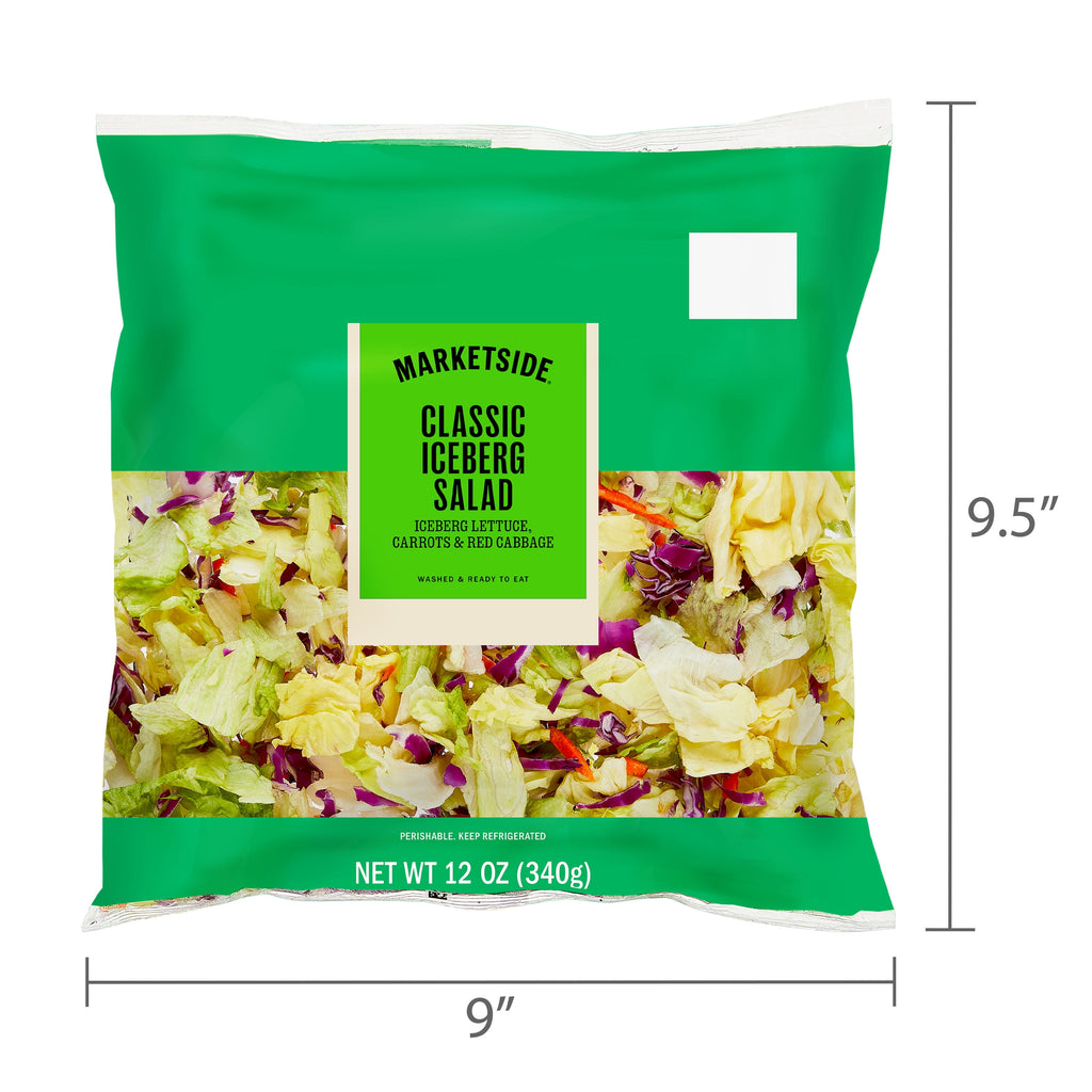 Fresh Marketside Iceberg Salad Blend 12 Oz Bag