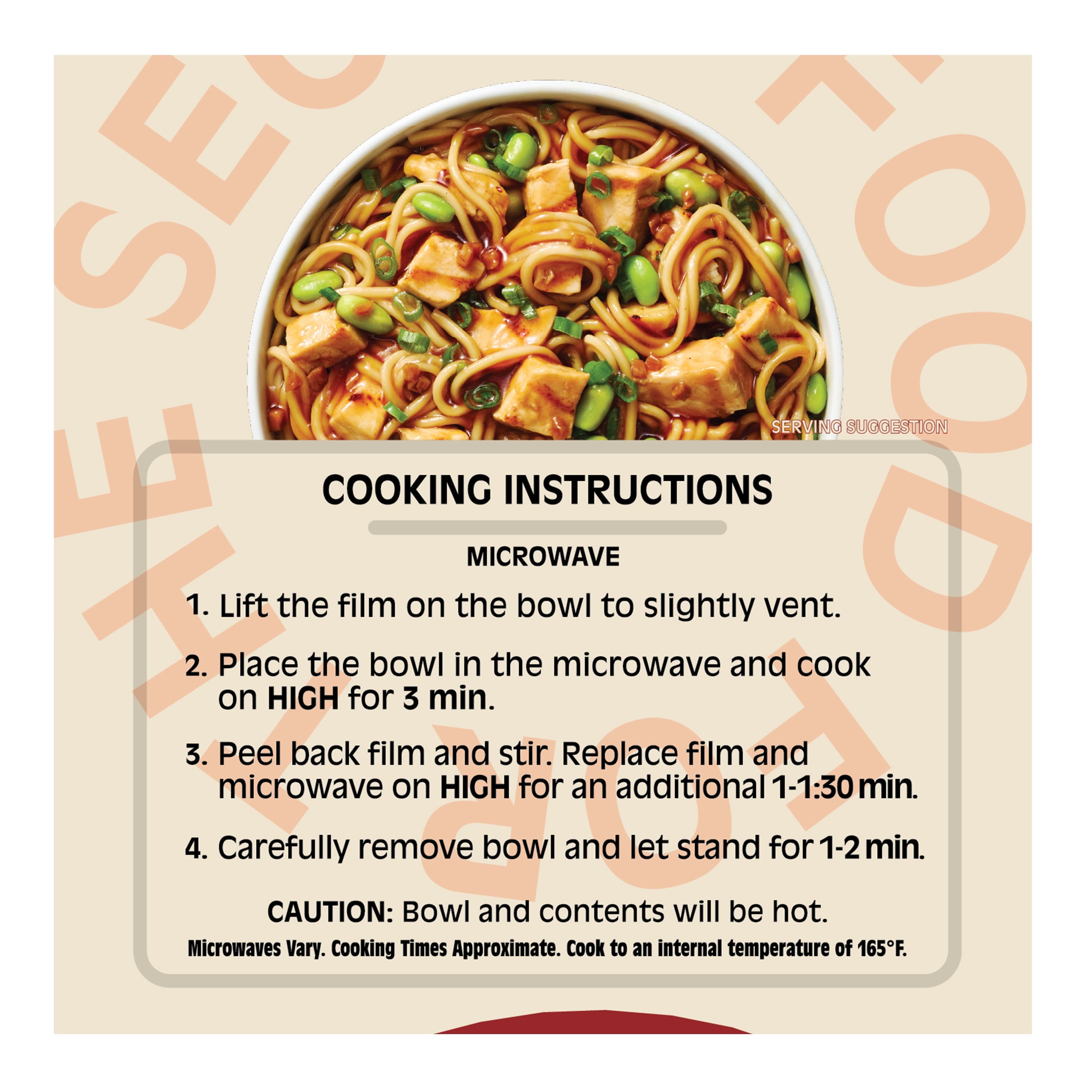 Esther Choi Stir Fried Noodles with Chicken Frozen 10.8 Oz