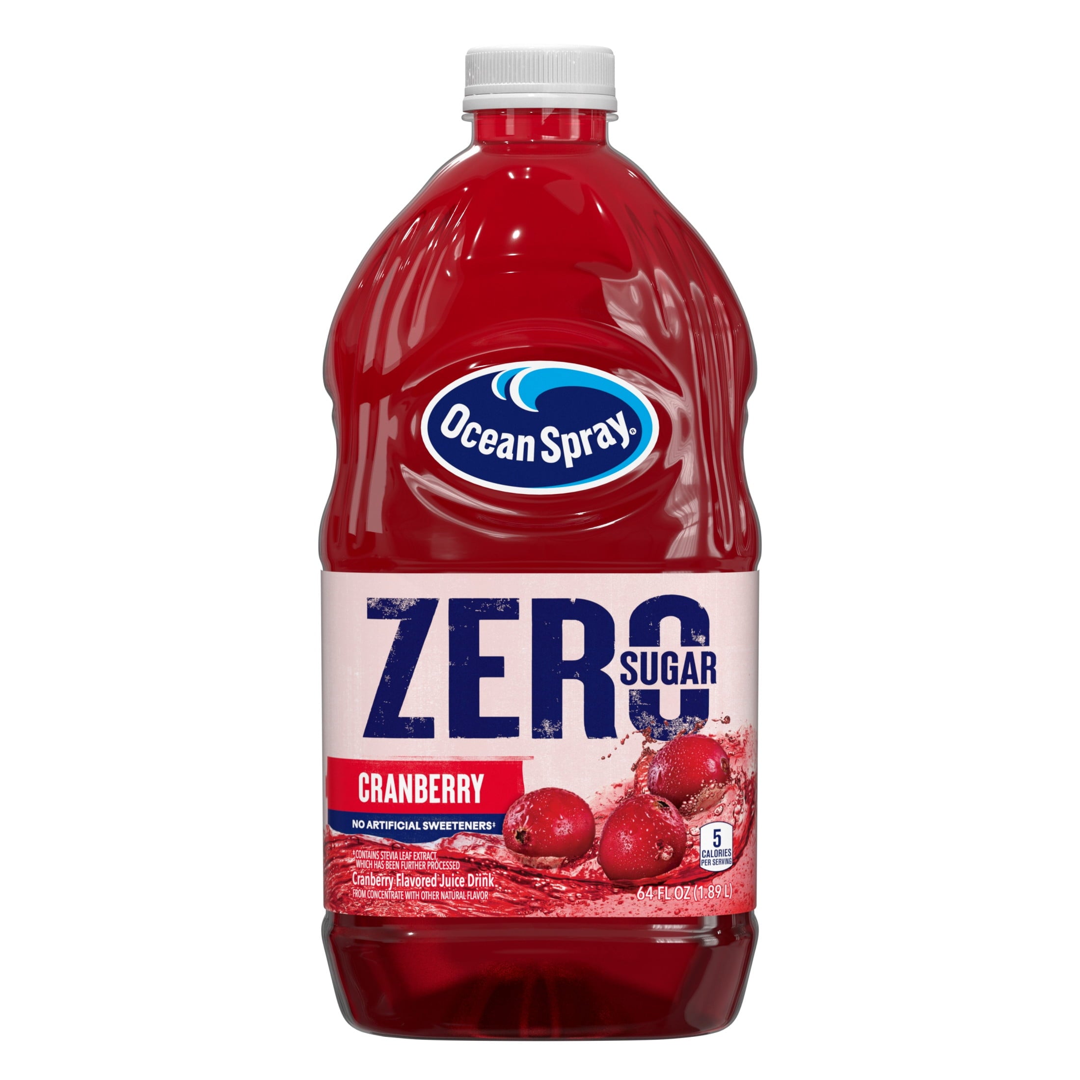 Ocean Spray ZERO Sugar Cranberry Juice Drink 64 fl oz Bottle