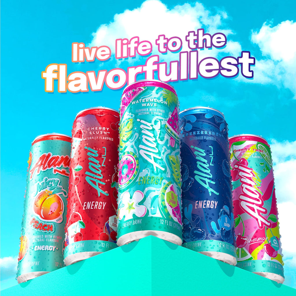 Alani Nu Watermelon Wave Energy Drink 12 fl oz Single Can