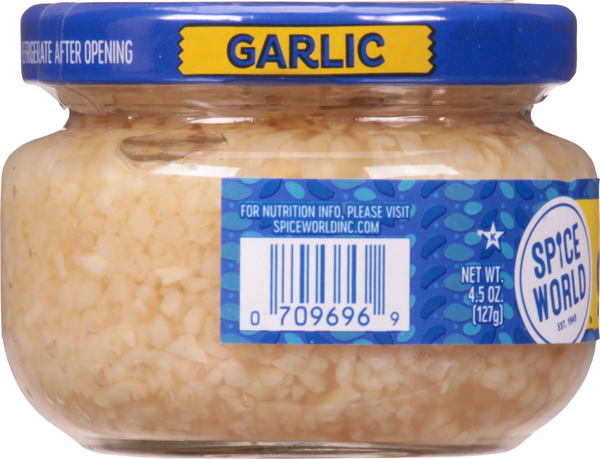 Fresh Minced Garlic 4.5 Oz Jar